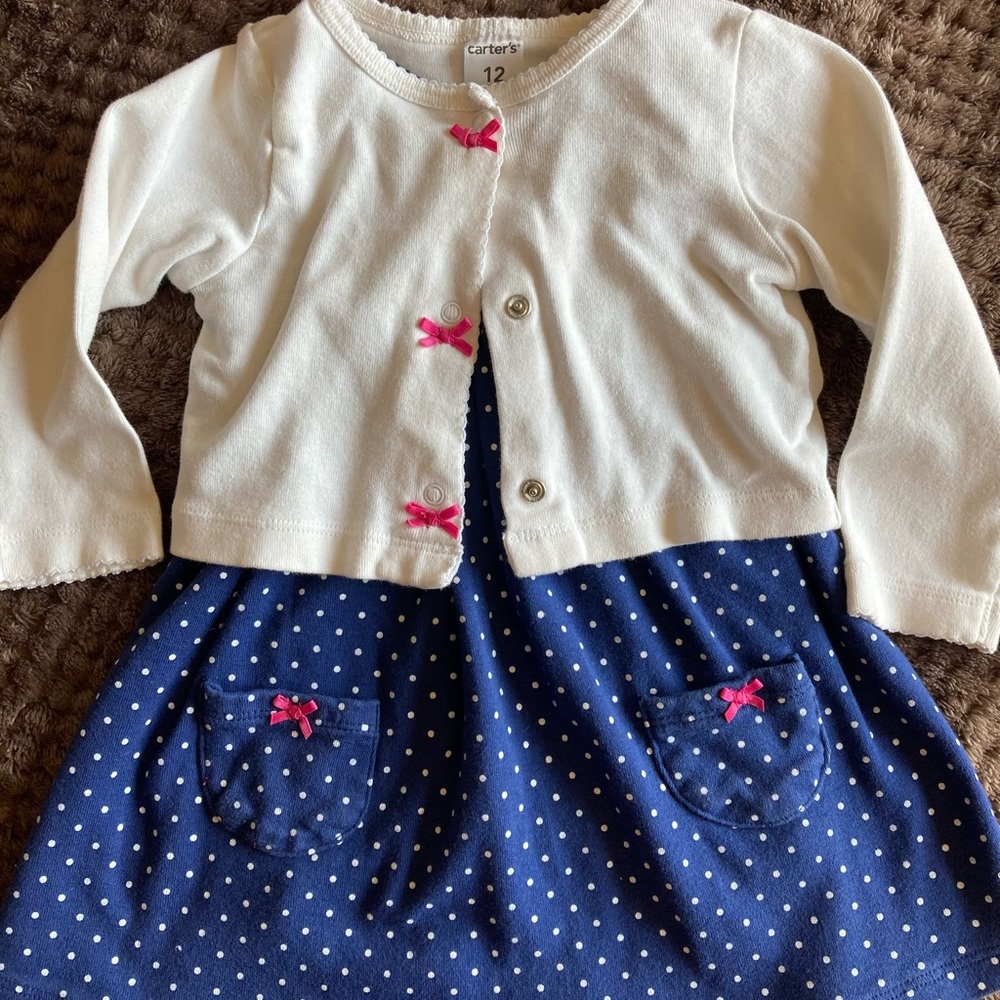 Dress and Cardigan